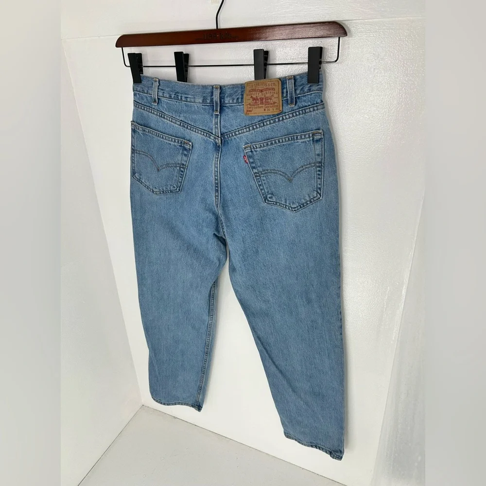 VTG‎ Levi's 550 Jeans Mens 33x30 (Tag 36x30) Loose Relaxed Tapered USA Y2K Denim